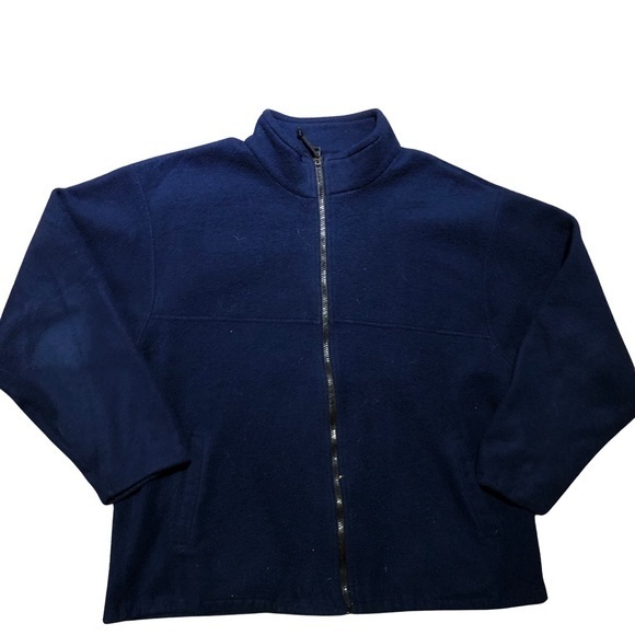 Vintage Wedge Mountain Fleece navy Blue size XL pu - Picture 1 of 3